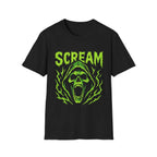 Scream Horror T-Shirt, Unisex Graphic Tee, Halloween Costume Top, Gift for Horror Fans, Spooky Vibes, Casual Wear, Streetwear