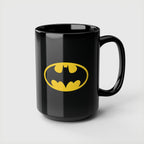 Batman Black Mug - Perfect for Superhero Fans - Drkheroz