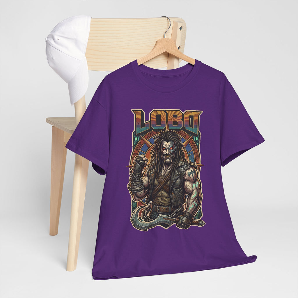 Lobo Warrior Graphic Tee – Jason Momoa’s DCU Czarnian Bounty Hunter T‑Shirt
