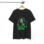 Doctor Doom Retro Green Villain Portrait T-Shirt — Avengers Graphic Tee
