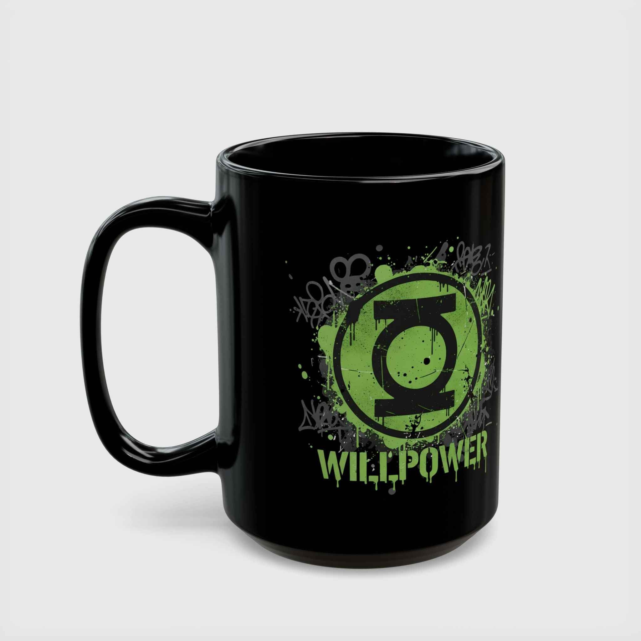 Edgy Willpower Lantern Street Art Statement Coffee Mug