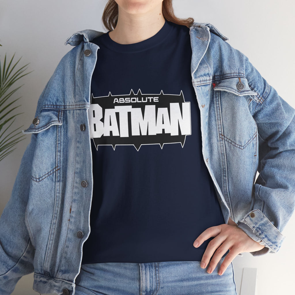 Absolute Batman Logo Unisex T-Shirt – DC Absolute Universe Gotham Knight Heavy Bat Graphic Tee