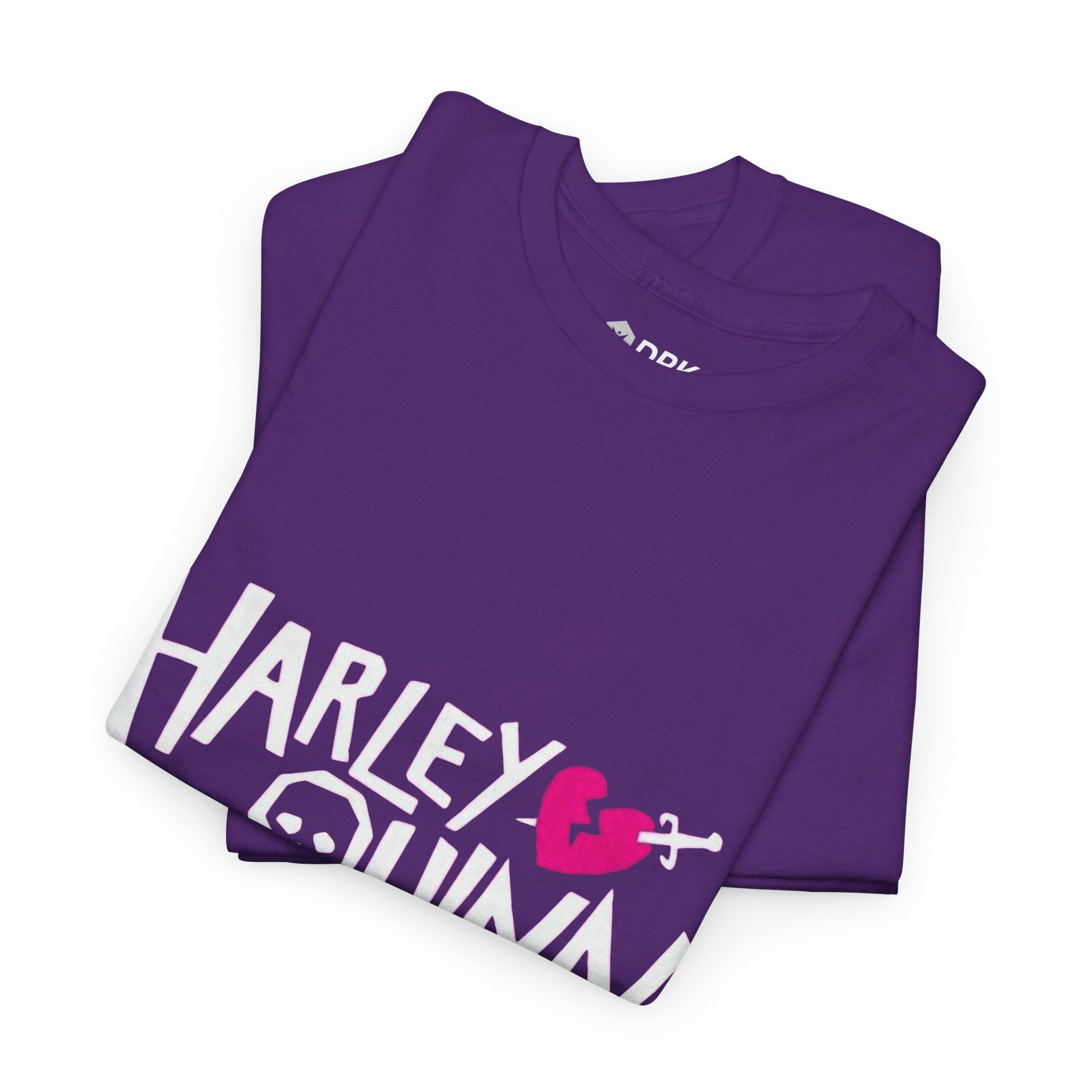 Harley Quinn Skull Heart Shirt – DC Comics Villain Graphic Tee