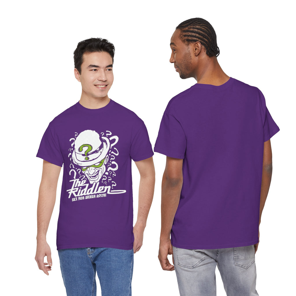 The Riddler T-Shirt – Vintage DC Batman Villain Graphic Tee | Gotham Puzzle Design