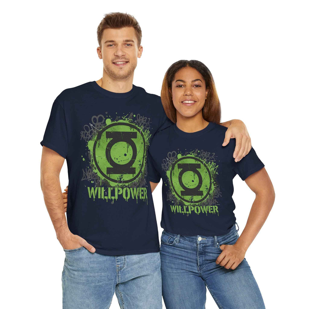 Green Lantern Willpower Graffiti Splatter Unisex T-shirt