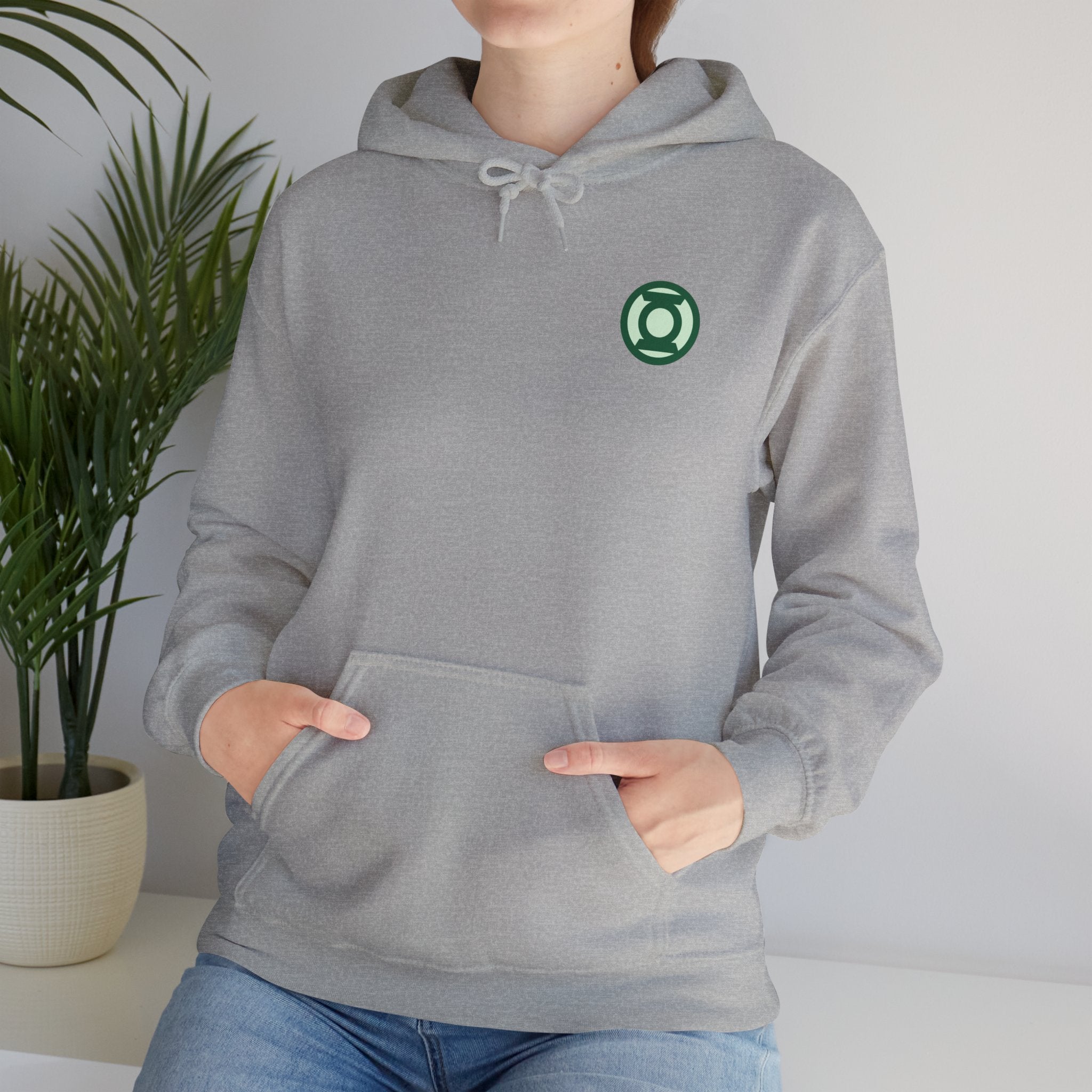 Green Lantern "Willpower" Hoodie — Comic Superhero Hooded Sweatshirt