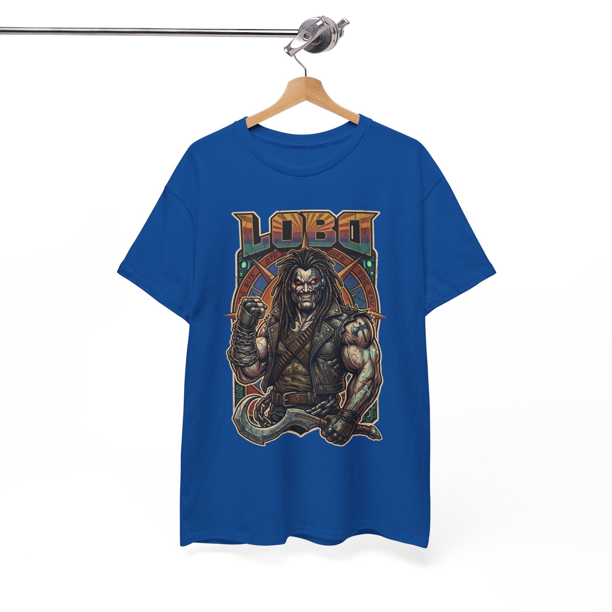 Lobo Warrior Graphic Tee – Jason Momoa’s DCU Czarnian Bounty Hunter T‑Shirt