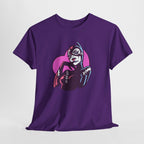 Catwoman Neon Heart Retro Comic T-Shirt — Catwoman Anti-Hero Tee