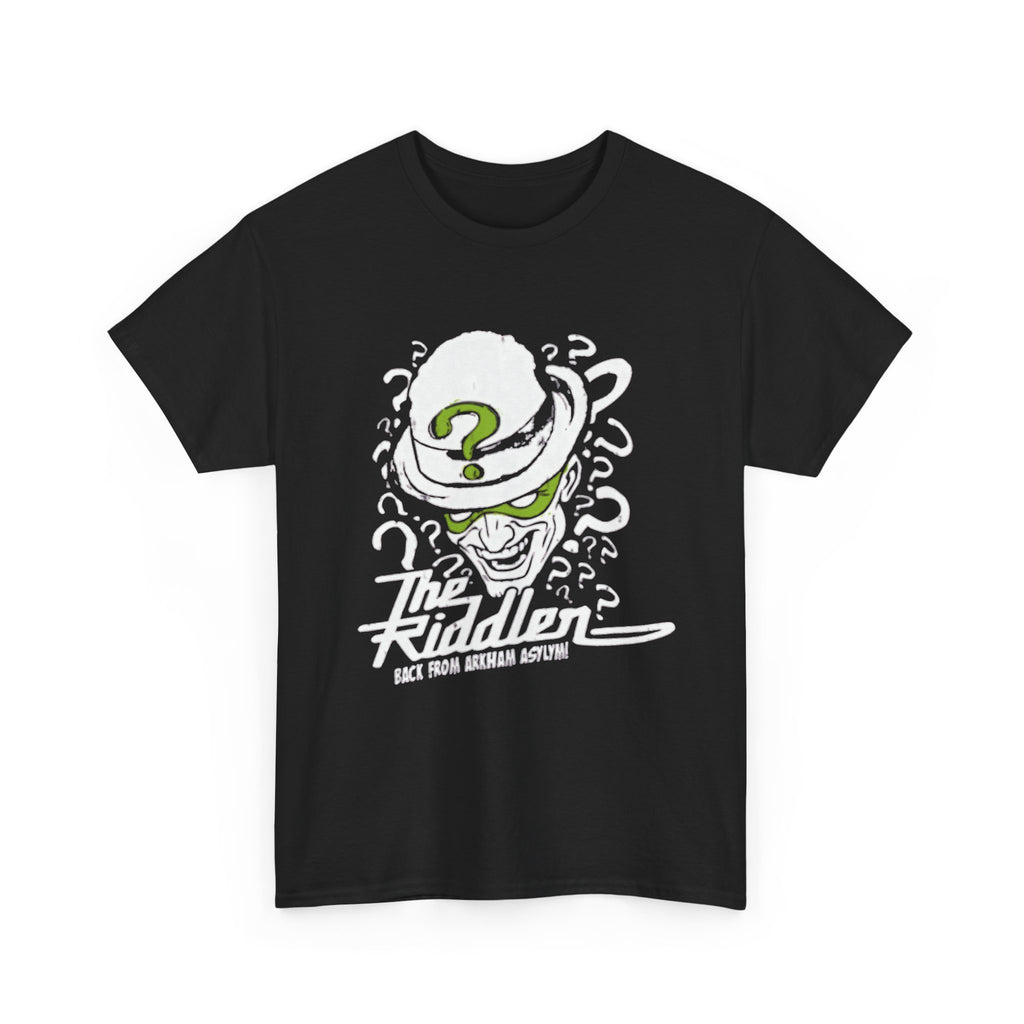 The Riddler T-Shirt – Vintage DC Batman Villain Graphic Tee | Gotham Puzzle Design