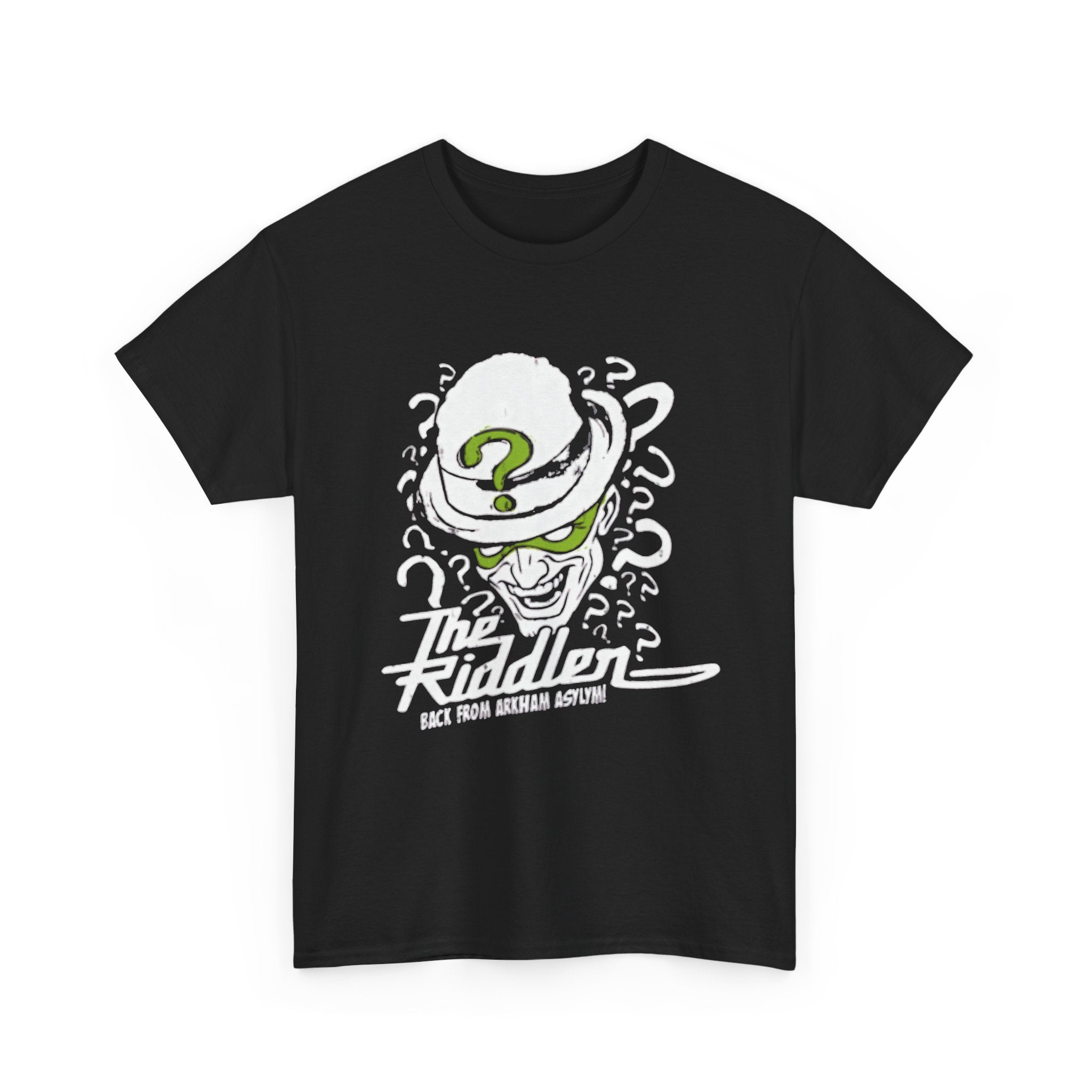 The Riddler T-Shirt – Vintage DC Batman Villain Graphic Tee | Gotham Puzzle Design