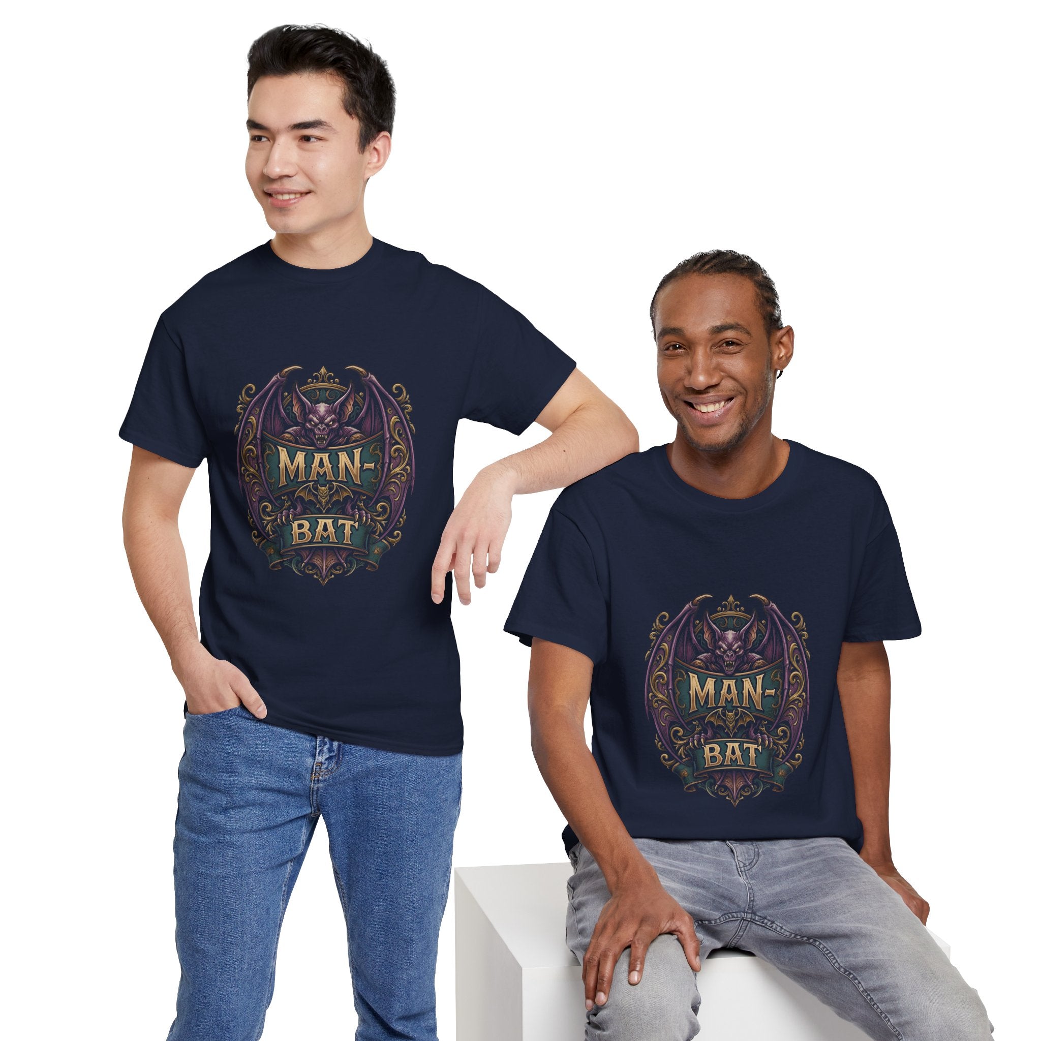 Gotham After Midnight: Man-Bat Baroque Unisex Cotton Tee