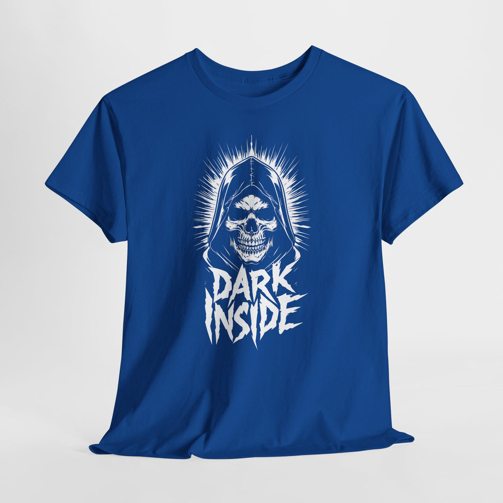 Dark Inside Skull Graphic T-Shirt — Gothic Halloween Alternative Tee