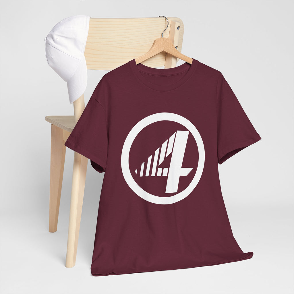 Fantastic Four Retro Logo T-Shirt — Minimalist Vintage Superhero Tee