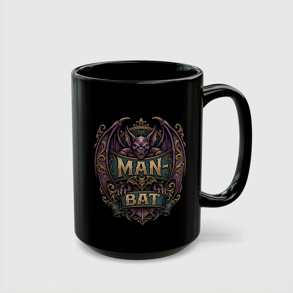 Langstrom’s Formula: 11oz/15oz Man-Bat Gothic Moring Coffee Mug