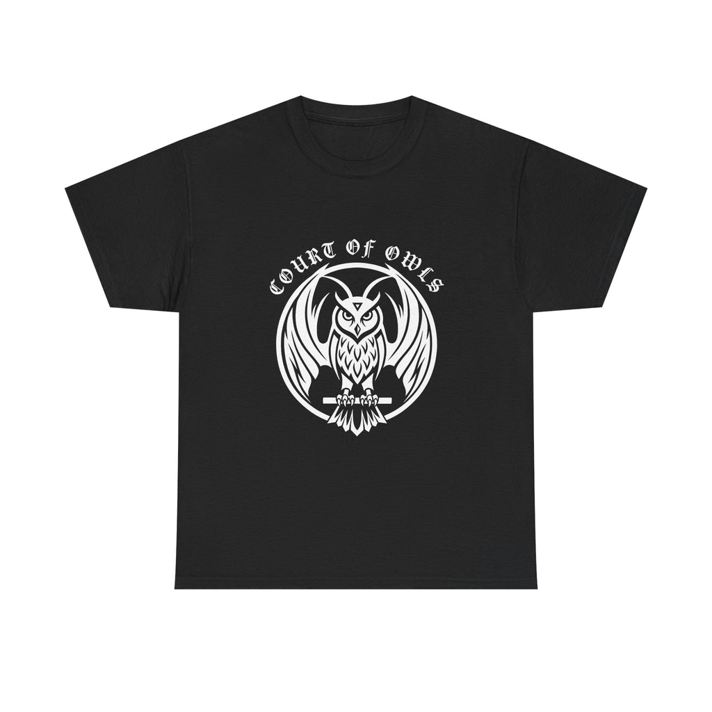 Absolute Batman The Court of Owls Graphic Tee — Gotham Talons Emblem T‑Shirt