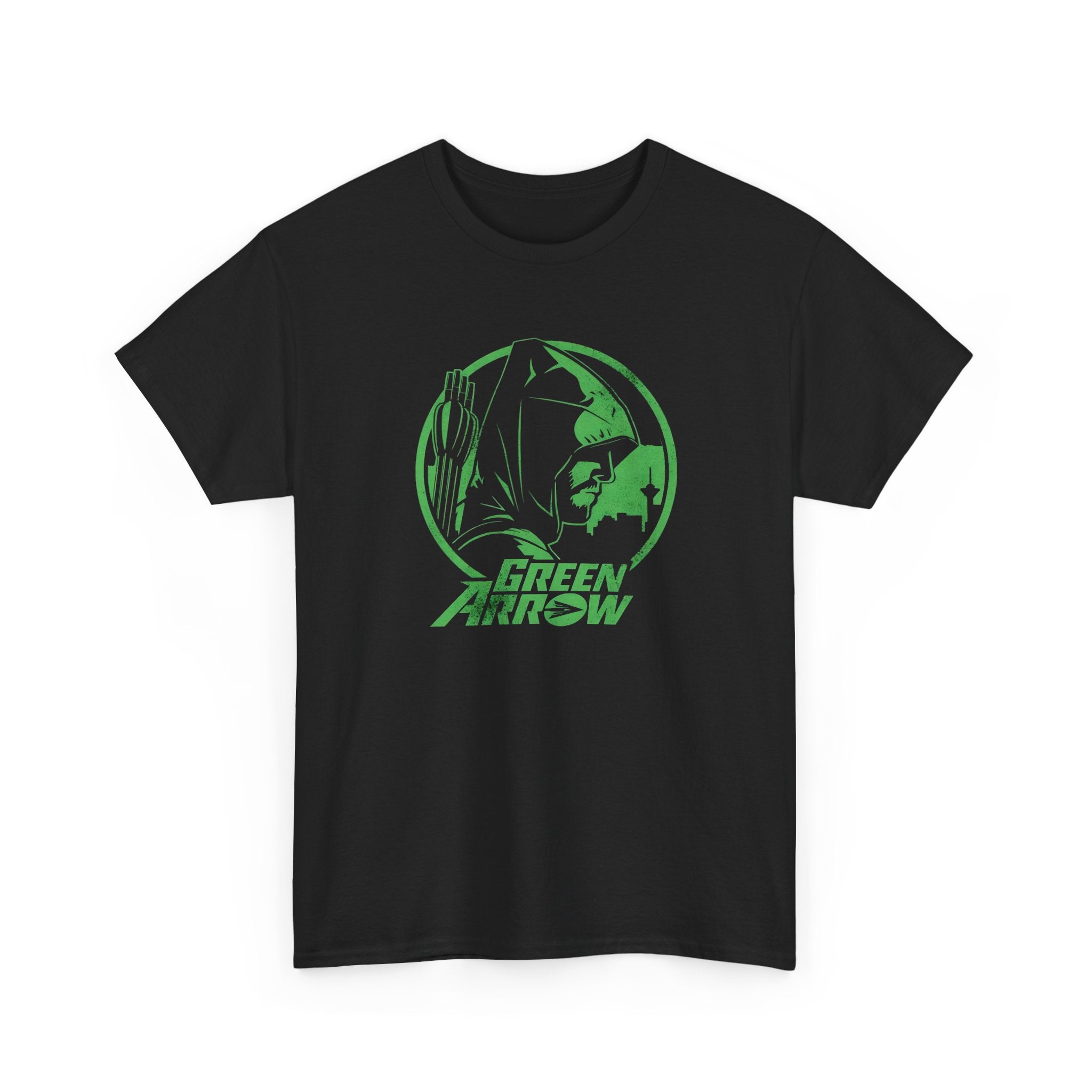 DC Green Arrow Graphic Tee — Oliver Queen - The Arrow Archer Logo T-Shirt