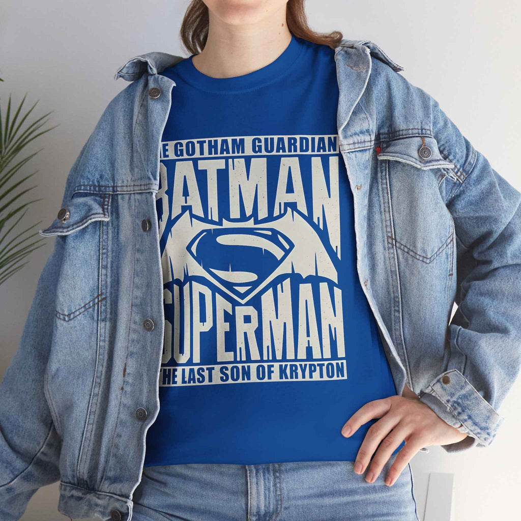 Unisex Batman Superman Dawn of Justice Logo T-Shirt