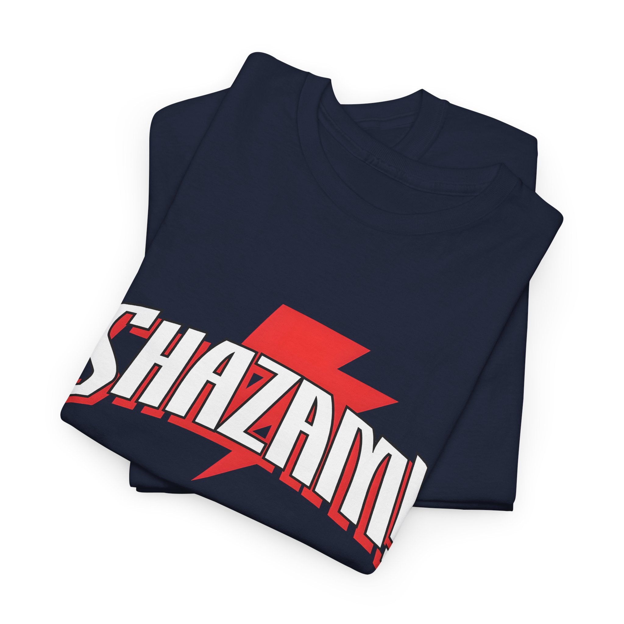 Shazam! Lightning Logo T-Shirt — Retro Comic Superhero Tee