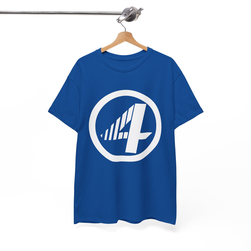 Fantastic Four Retro Logo T-Shirt — Minimalist Vintage Superhero Tee