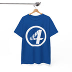 Fantastic Four Retro Logo T-Shirt — Minimalist Vintage Superhero Tee