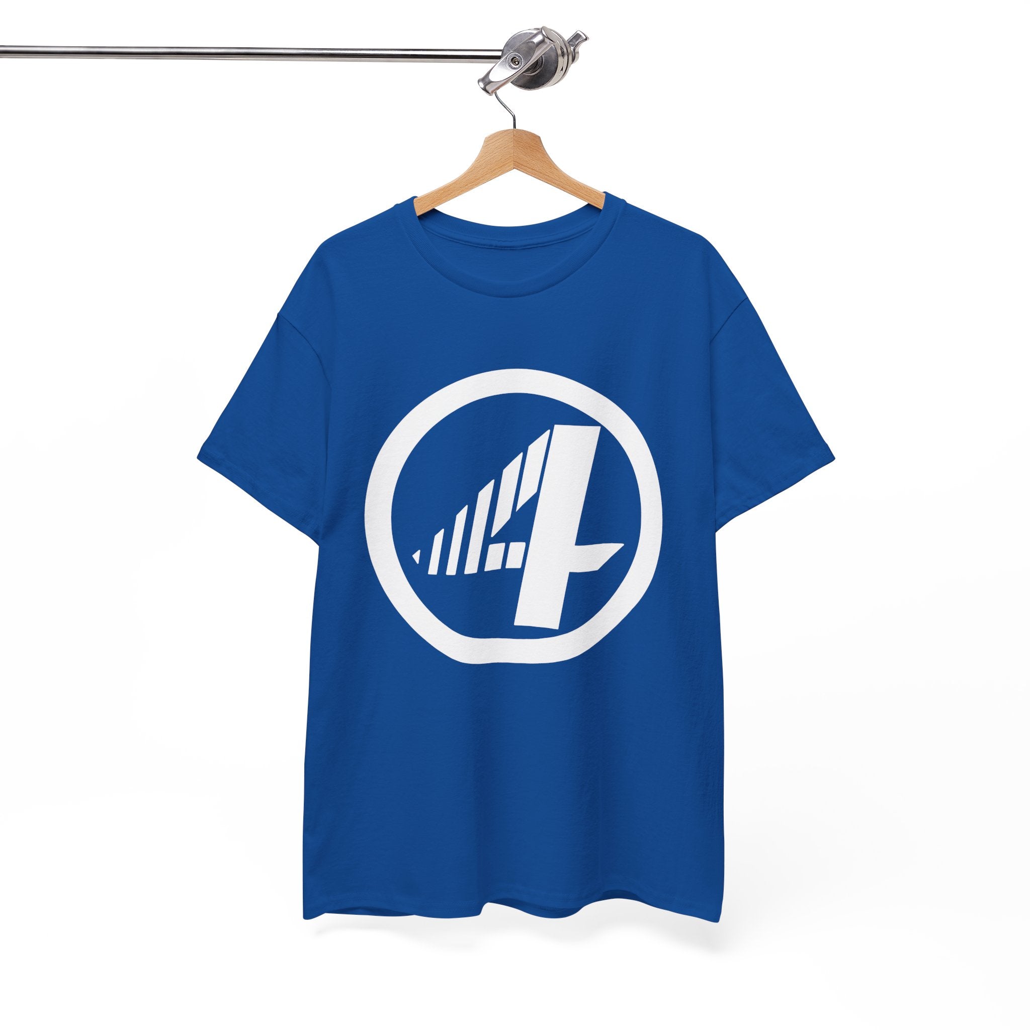 Fantastic Four Retro Logo T-Shirt — Minimalist Vintage Superhero Tee