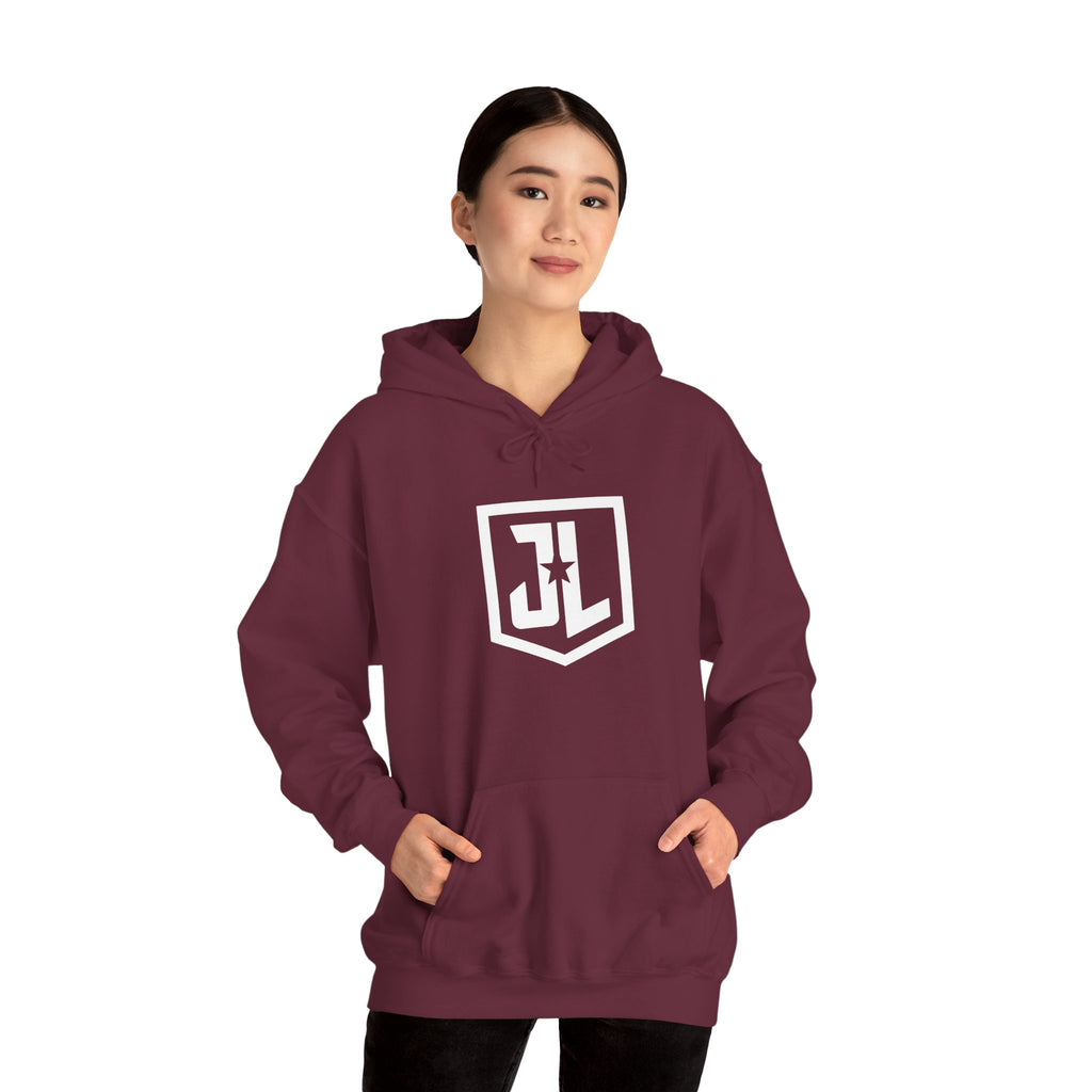 Justice League Shield Logo Hoodie — Minimalist DC Justice League 2017 Sweatshirt