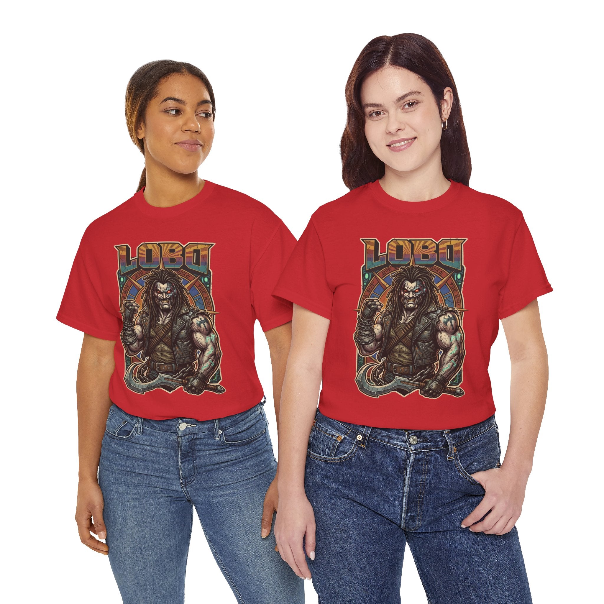 Lobo Warrior Graphic Tee – Jason Momoa’s DCU Czarnian Bounty Hunter T‑Shirt