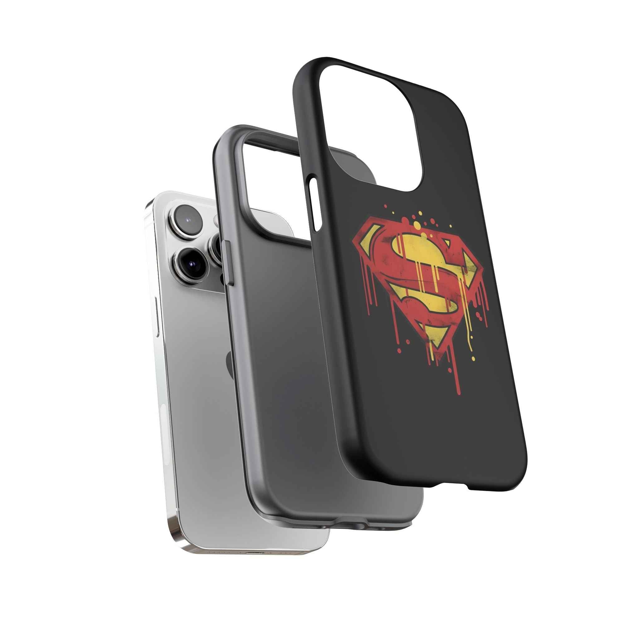Superman Graphiti Hard iPhone Case