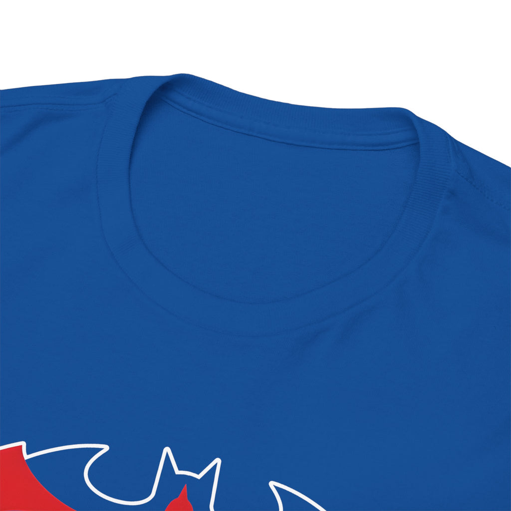 Batman & Robin 1997 Red Bat Emblem T‑Shirt - Batfamily shirt - George Clooney 90s Batman movie shirt