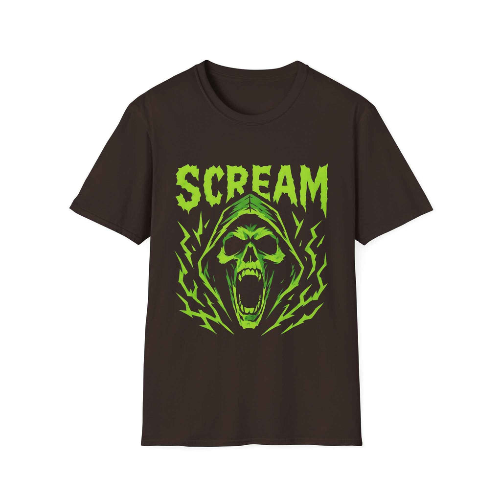 Scream Horror T-Shirt, Unisex Graphic Tee, Halloween Costume Top, Gift for Horror Fans, Spooky Vibes, Casual Wear, Streetwear