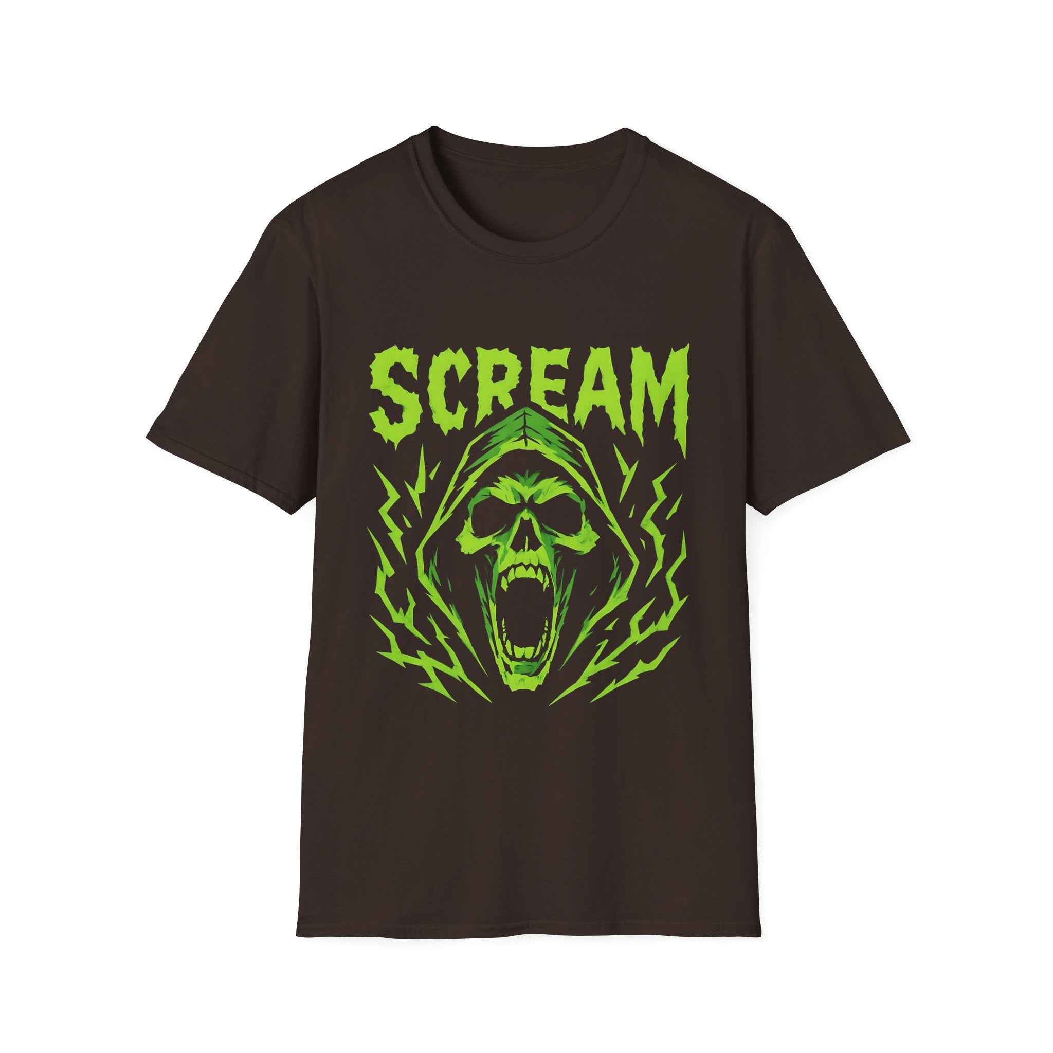 Scream Horror T-Shirt, Unisex Graphic Tee, Halloween Costume Top, Gift for Horror Fans, Spooky Vibes, Casual Wear, Streetwear