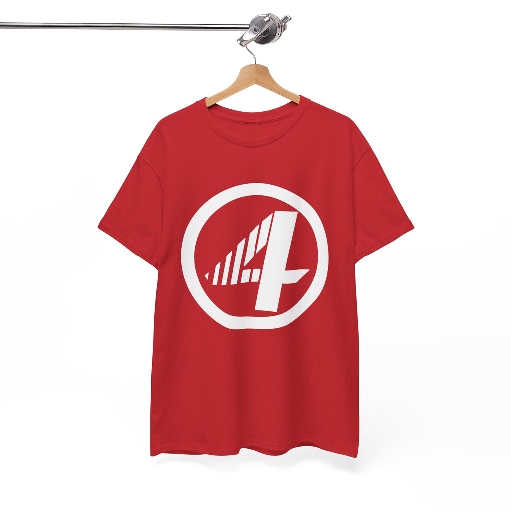 Fantastic Four Retro Logo T-Shirt — Minimalist Vintage Superhero Tee
