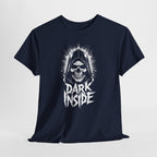 Dark Inside Skull Graphic T-Shirt — Gothic Halloween Alternative Tee