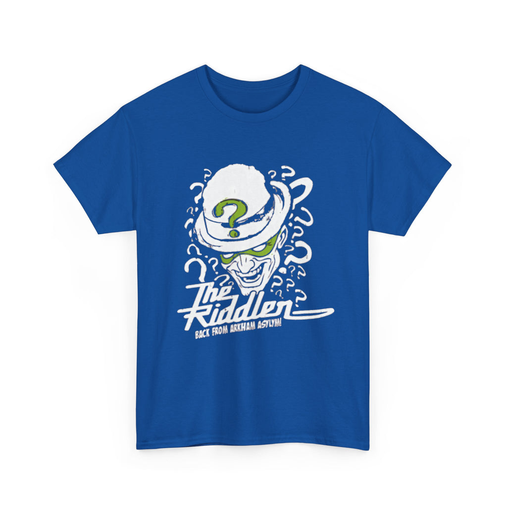 The Riddler T-Shirt – Vintage DC Batman Villain Graphic Tee | Gotham Puzzle Design