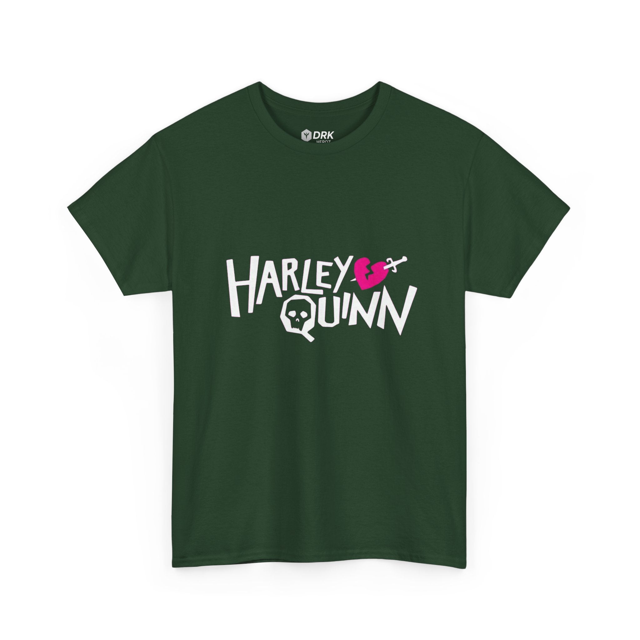 Harley Quinn Skull Heart Shirt – DC Comics Villain Graphic Tee