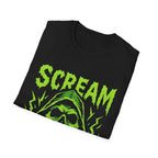 Scream Horror T-Shirt, Unisex Graphic Tee, Halloween Costume Top, Gift for Horror Fans, Spooky Vibes, Casual Wear, Streetwear