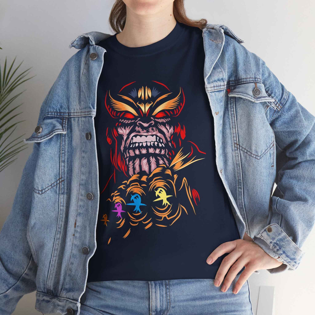 Thanos Infinity Gauntlet Marvel Villain Graphic Unisex T-Shirt
