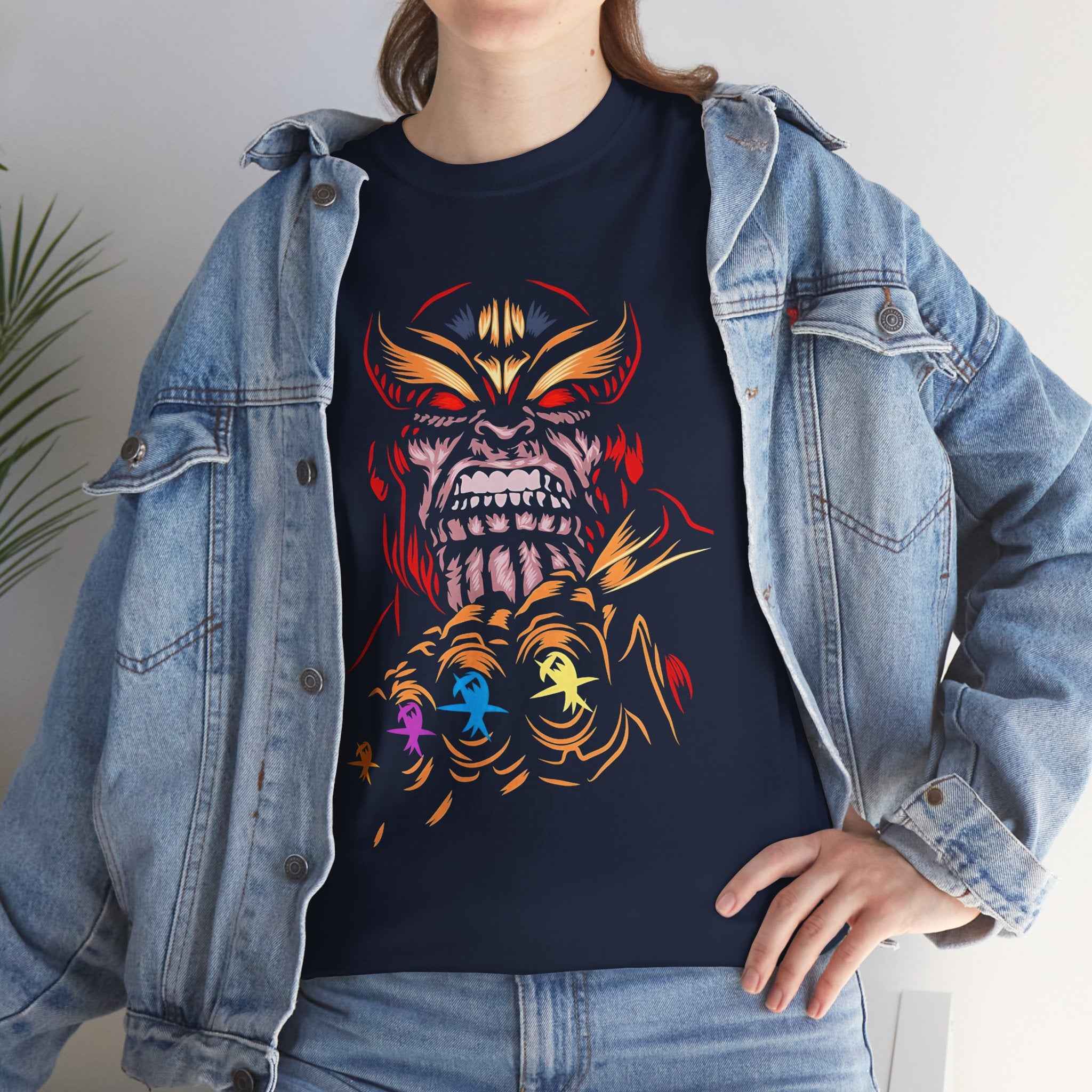 Thanos Infinity Gauntlet Marvel Villain Graphic Unisex T-Shirt