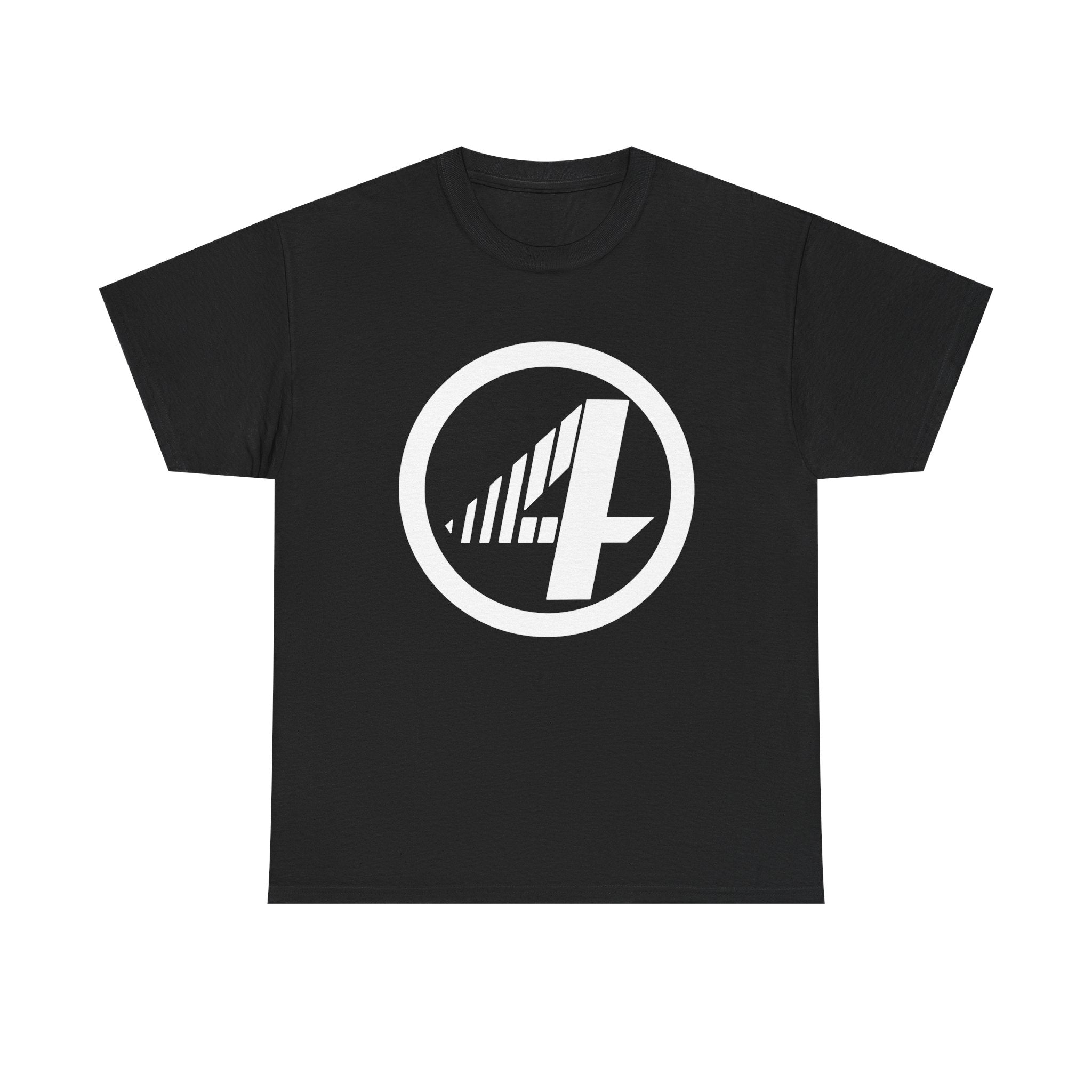 Fantastic Four Retro Logo T-Shirt — Minimalist Vintage Superhero Tee