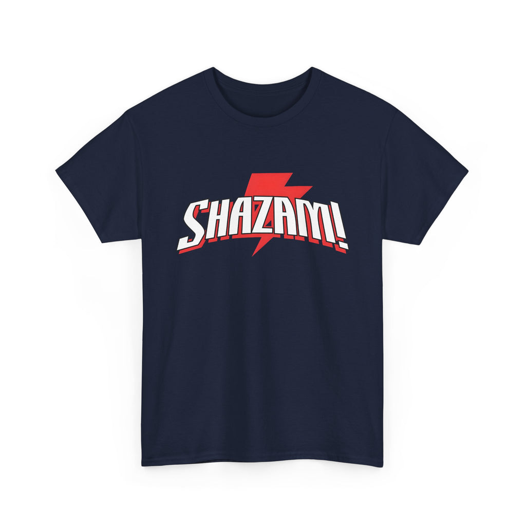 Shazam! Lightning Logo T-Shirt — Retro Comic Superhero Tee