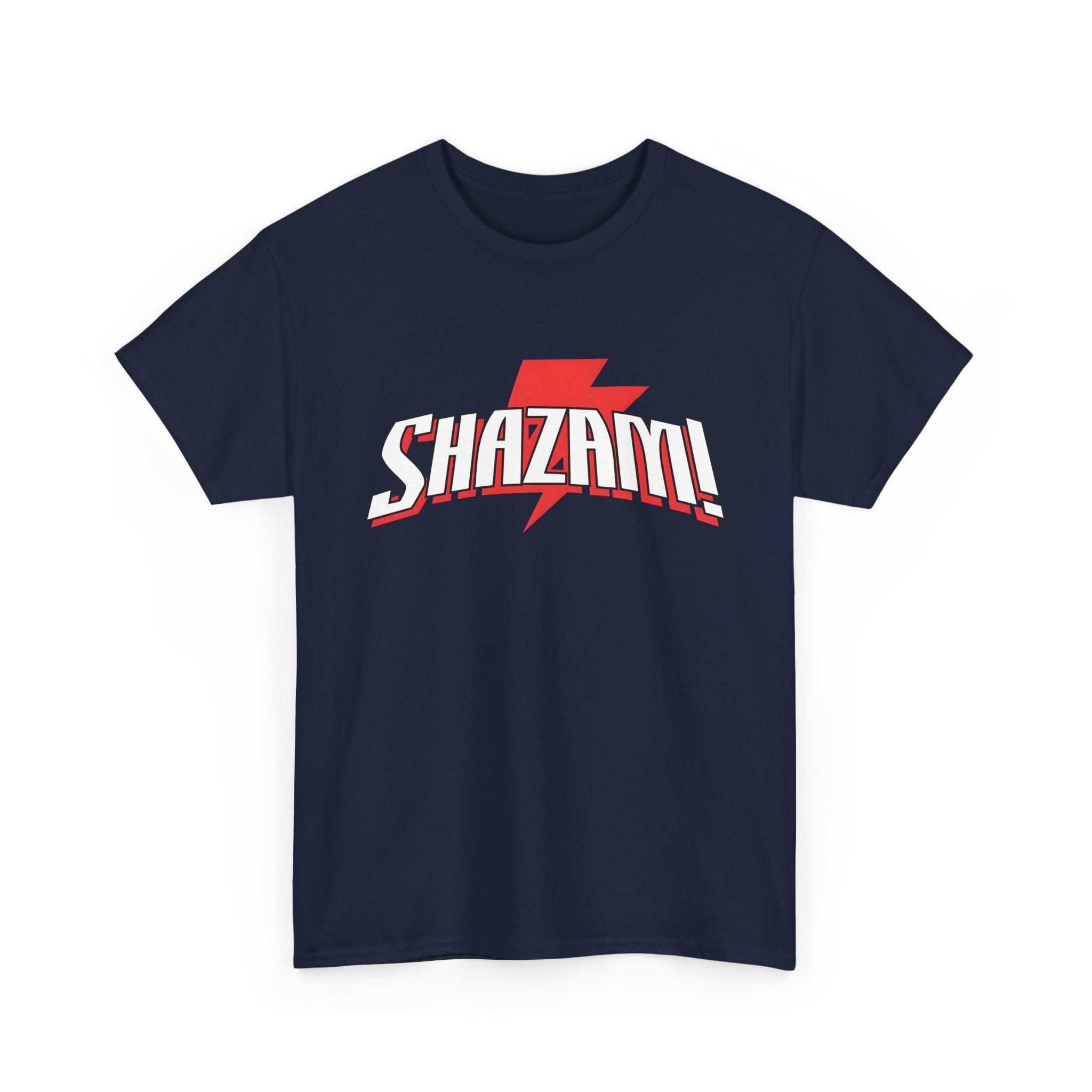 Shazam! Lightning Logo T-Shirt — Retro Comic Superhero Tee