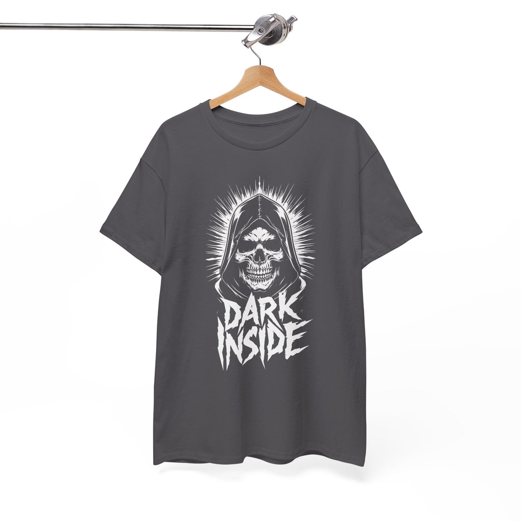 Dark Inside Skull Graphic T-Shirt — Gothic Halloween Alternative Tee