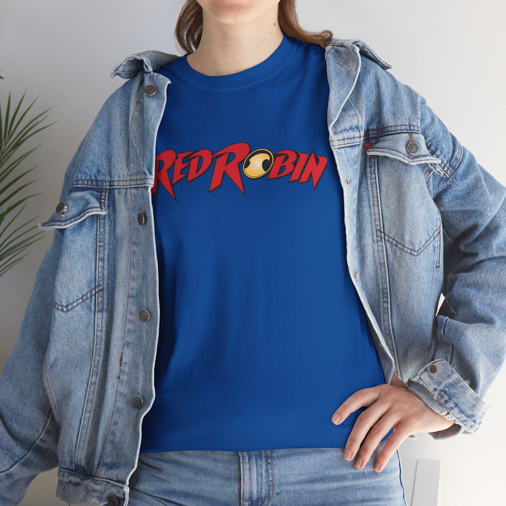DC Comics Tim Drake Red Robin Emblem T‑Shirt – Batman Family Unisex Tee