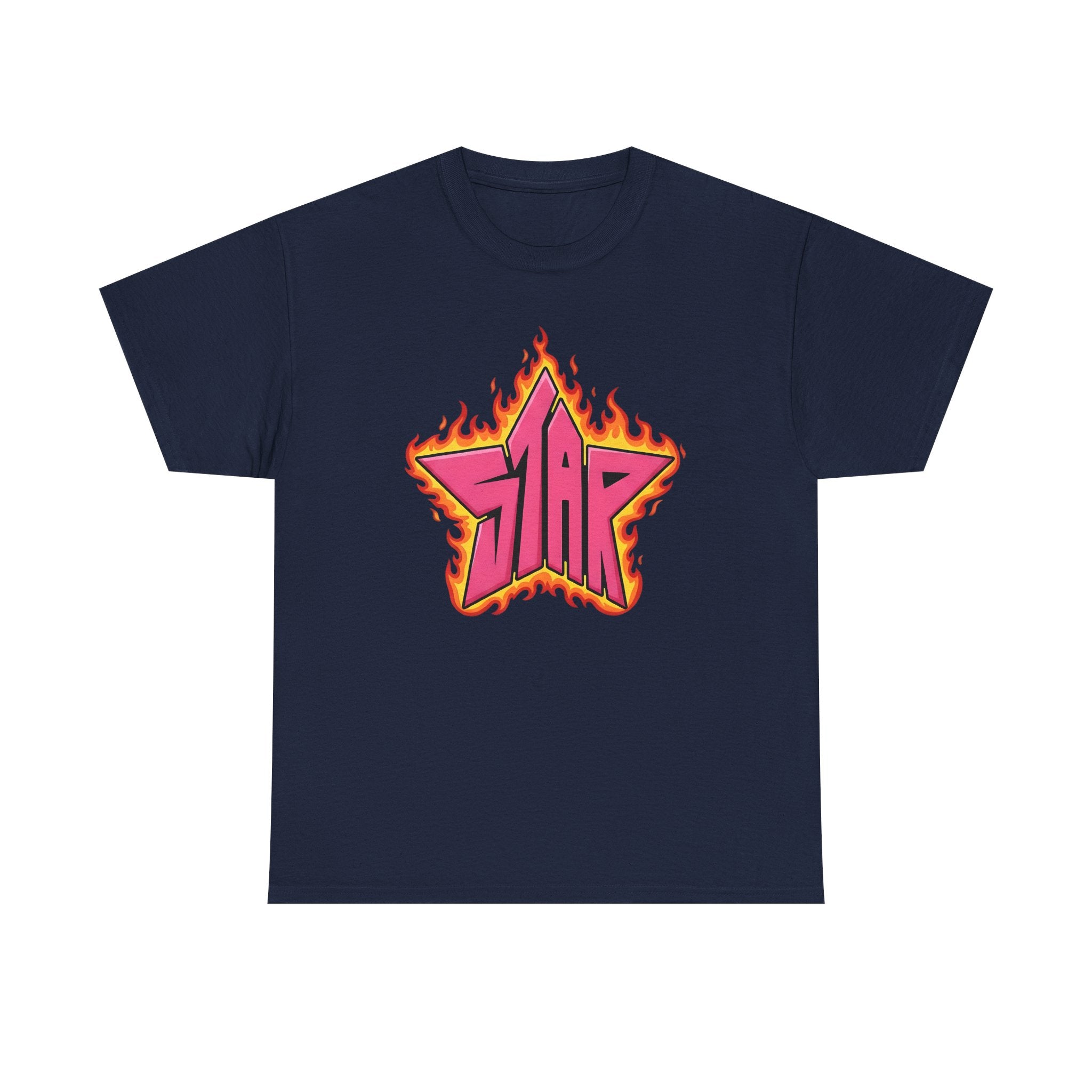 DC Teen titian Starfire Flaming Star Tee - Starfire graphical fanart T-shirt