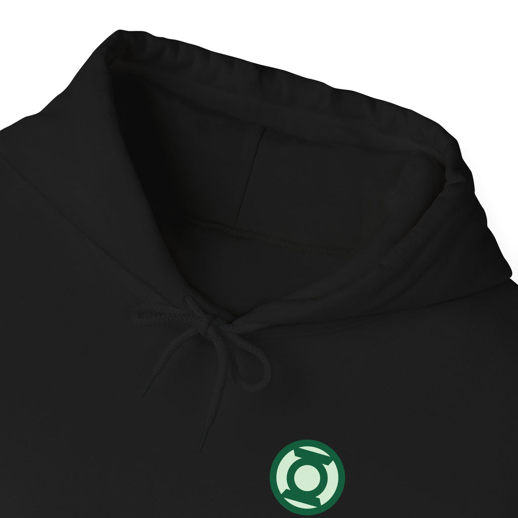 Green Lantern "Willpower" Hoodie — Comic Superhero Hooded Sweatshirt