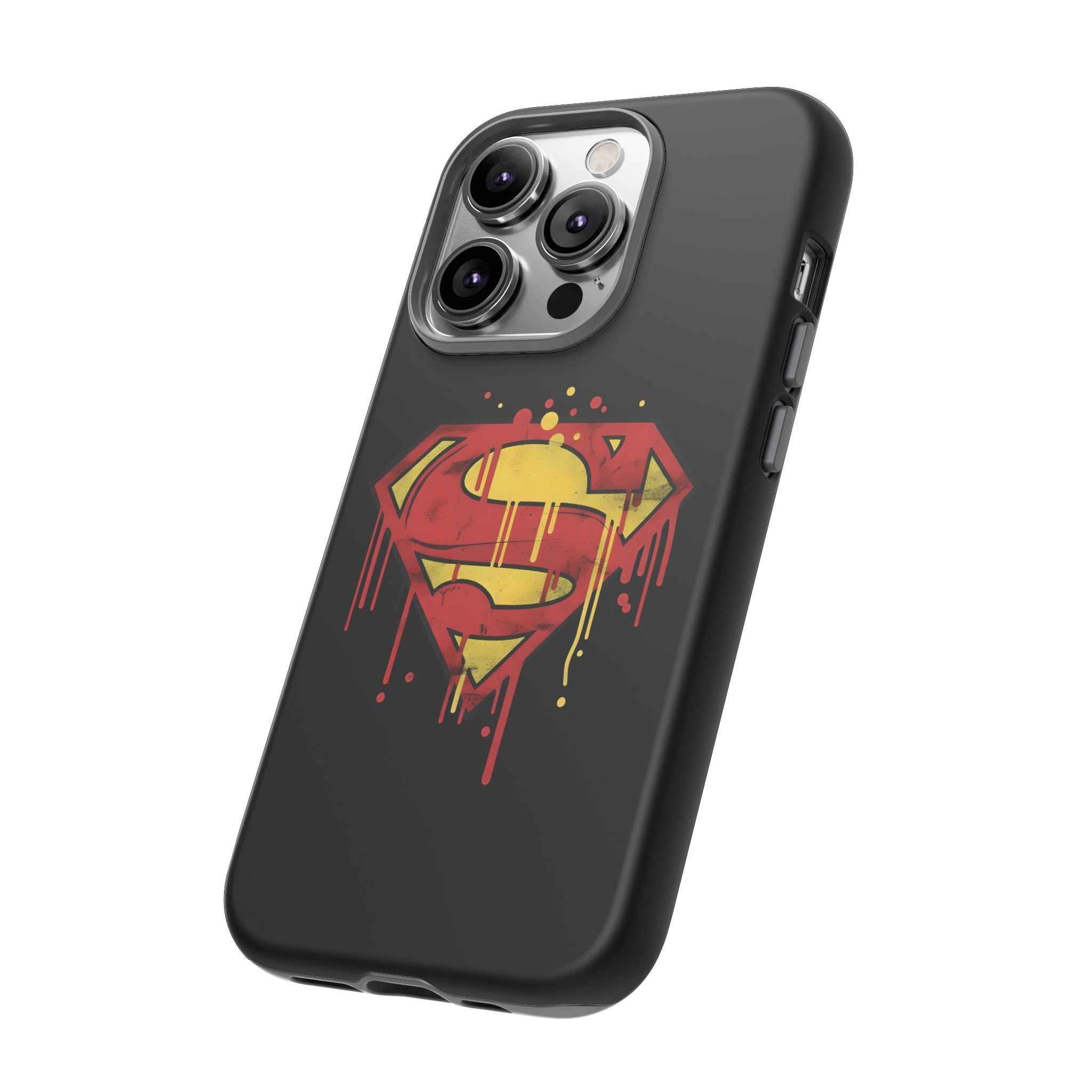 Superman Graphiti Hard iPhone Case