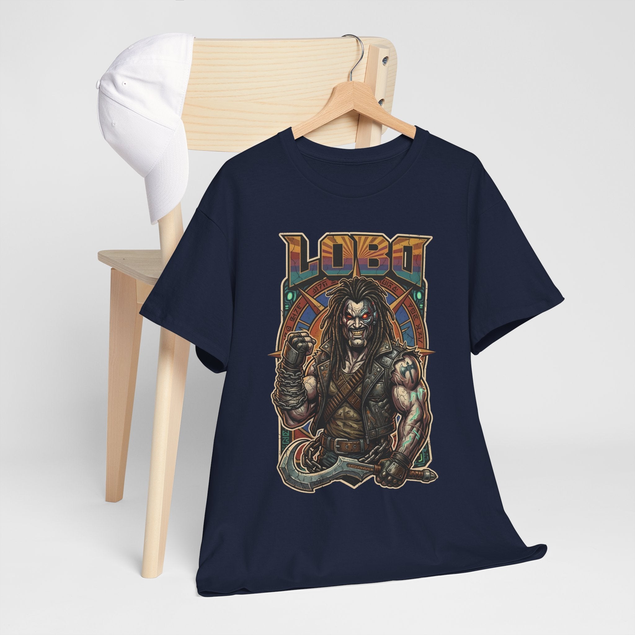 Lobo Warrior Graphic Tee – Jason Momoa’s DCU Czarnian Bounty Hunter T‑Shirt