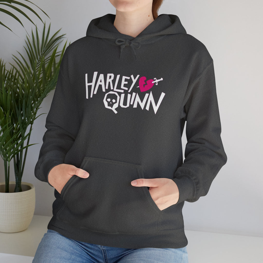 Harley Quinn Mad Love Graphic T‑Shirt – Skull Heart Edition