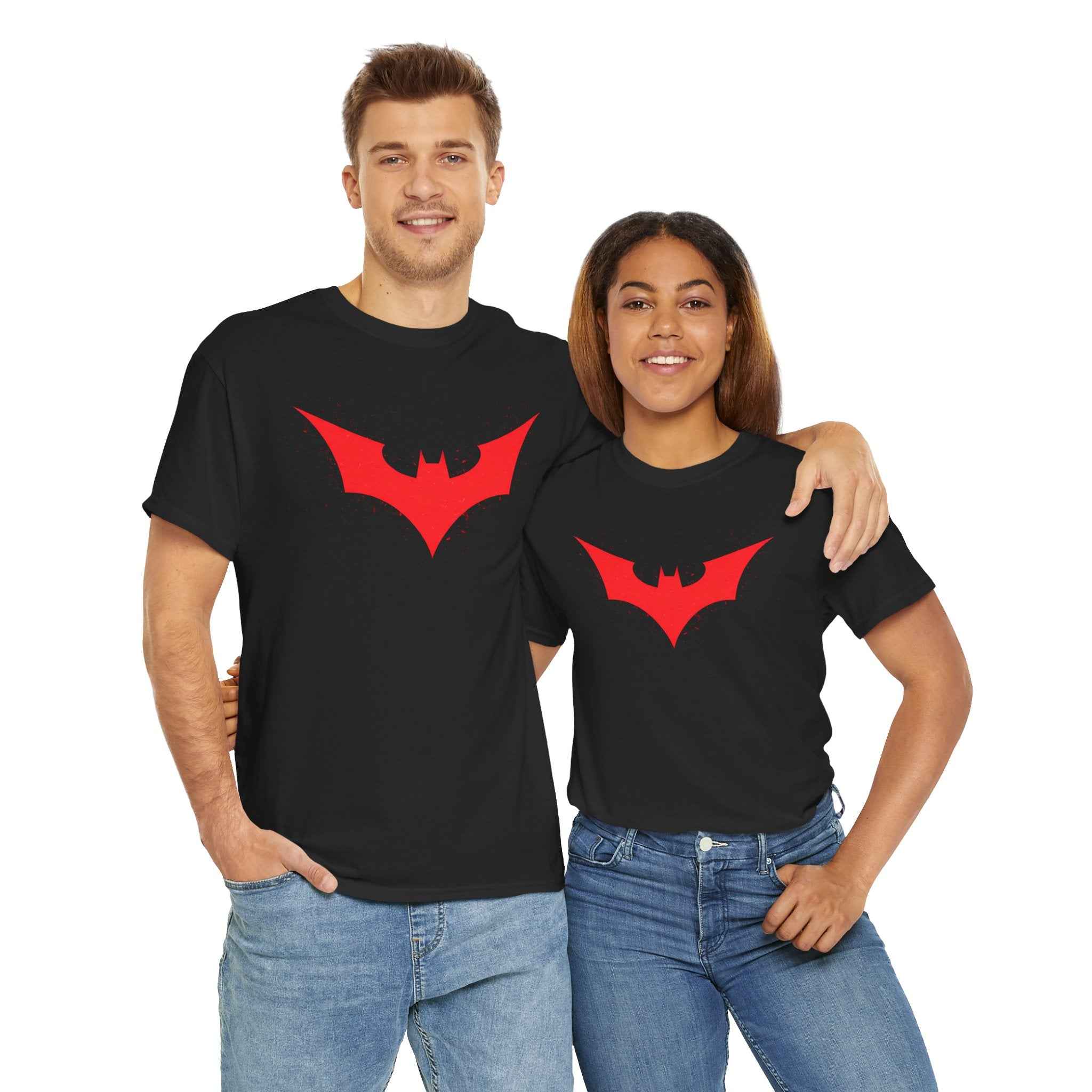 Unisex Batman Beyond Neo-Gotham Red Logo T-Shirt