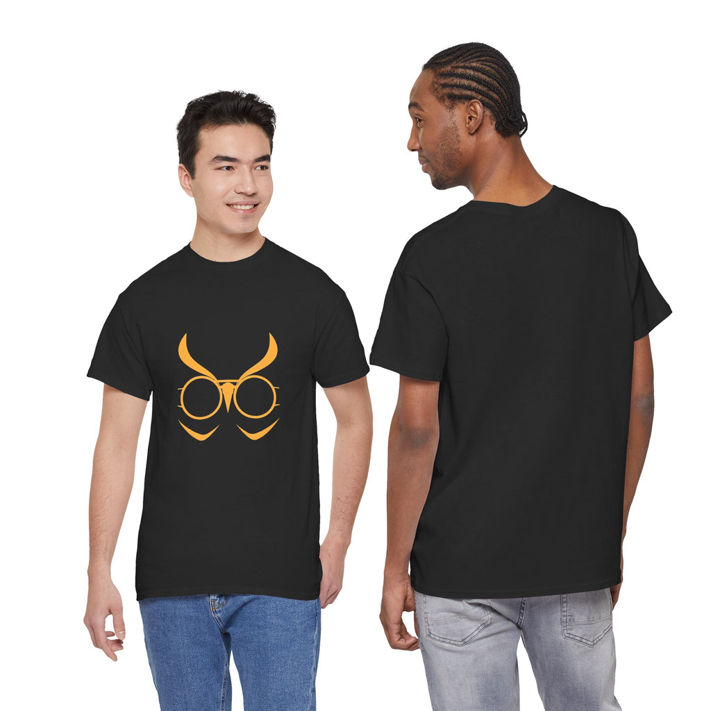 Court of Owls Graphic Tee — Absolute Batman Gold Owl Face T-Shirt